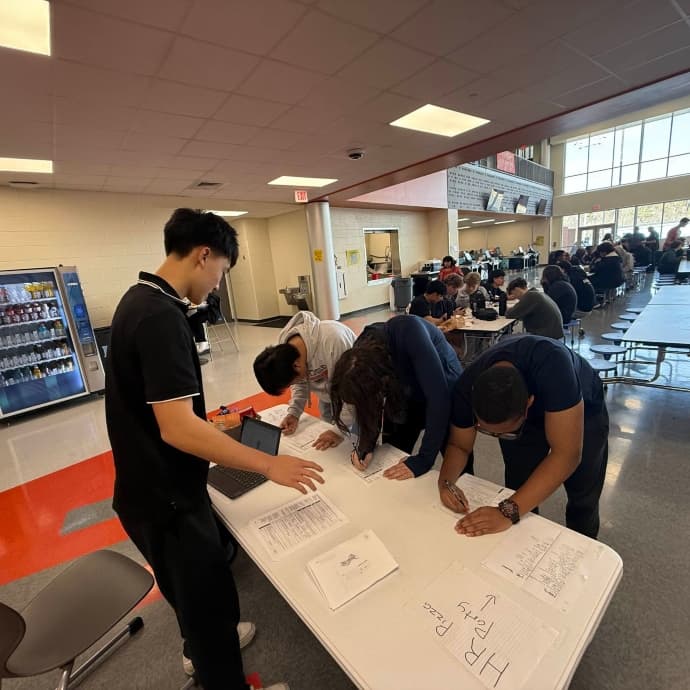 Students in a Youth Civics Foundation session